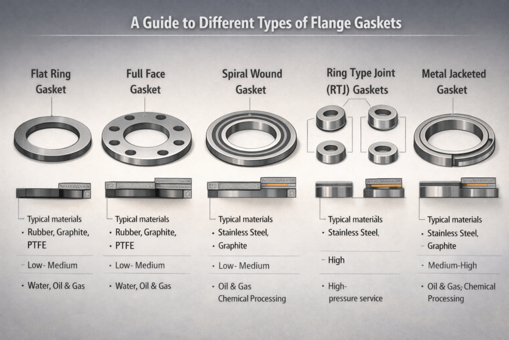 A Guide to Different Types of Flange Gaskets